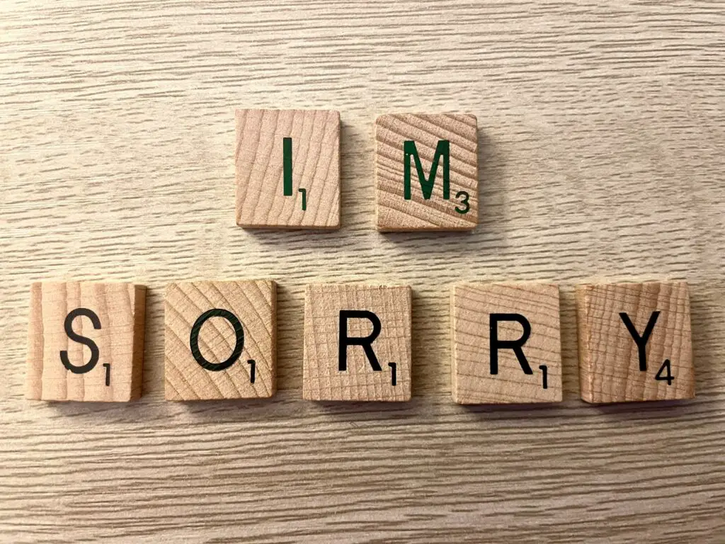 How do you respond when someone apologizes?